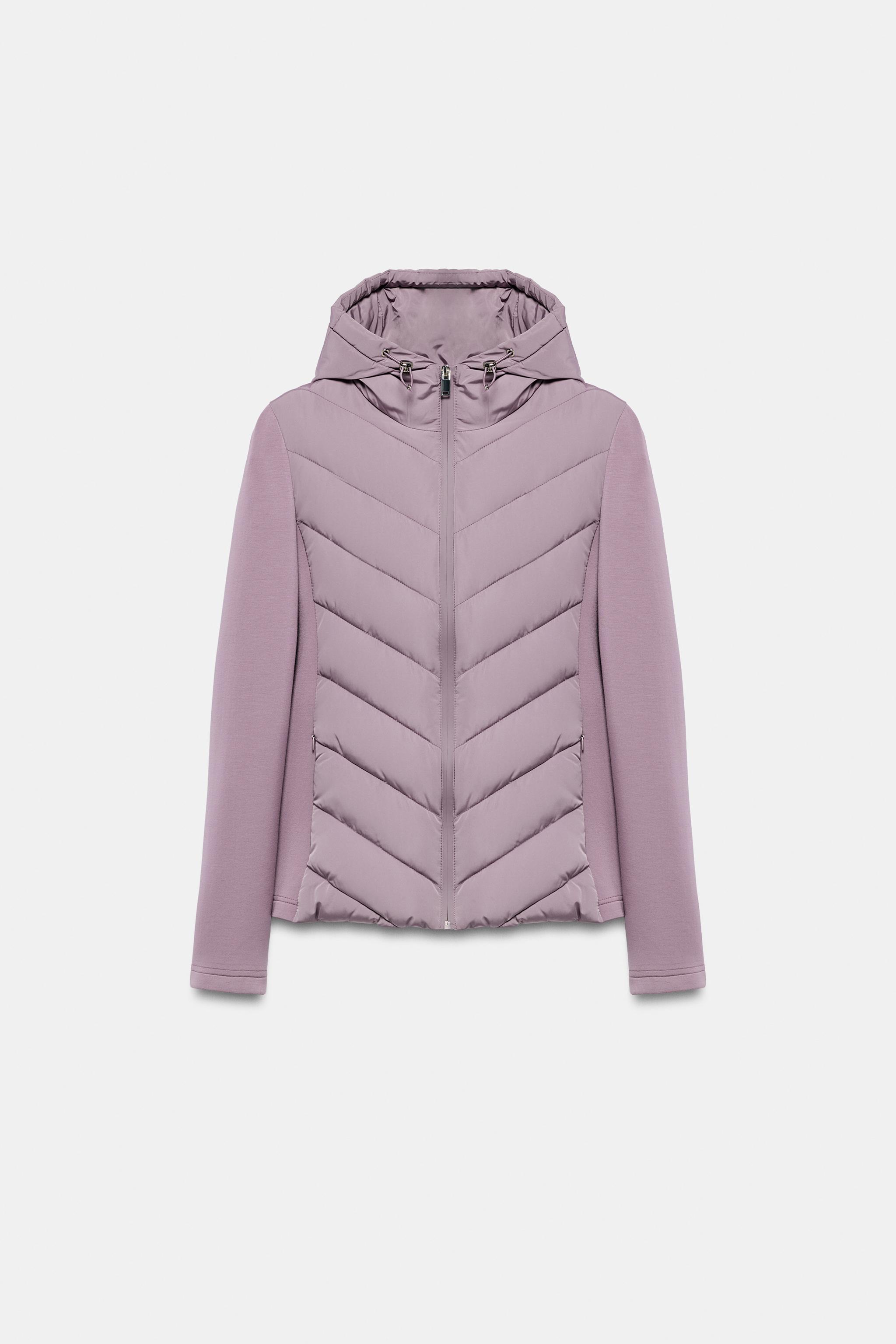 BLOUSON MATELASSÉ À CAPUCHE